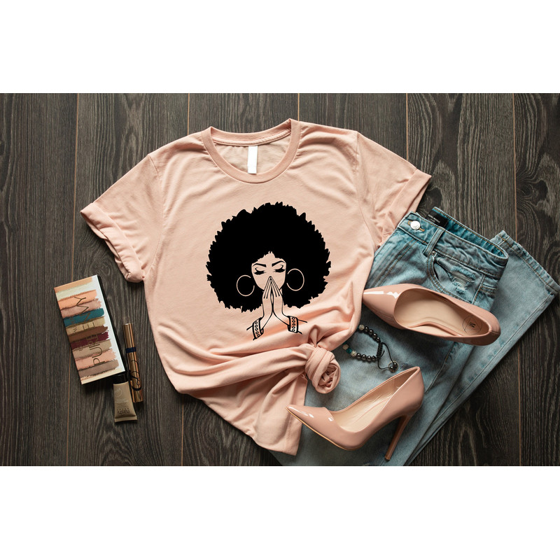 Afro Women Shirt, Afro Girl, Black Girl Shirt, Black Girl Gifts, Black Girl Magic, Gift for Woman, Black Woman Shirt, Gift for Her - 2.jpg