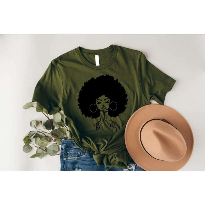 Afro Women Shirt, Afro Girl, Black Girl Shirt, Black Girl Gifts, Black Girl Magic, Gift for Woman, Black Woman Shirt, Gift for Her - 5.jpg