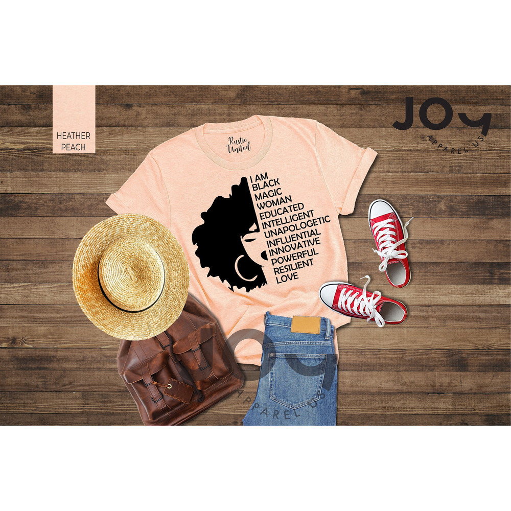 Black Magic Woman Shirt, BLM Shirt, Black History Month Shirts, Black History Shirt, Black Lives Matter Shirts, Black Pride, Black Queen Tee - 1.jpg
