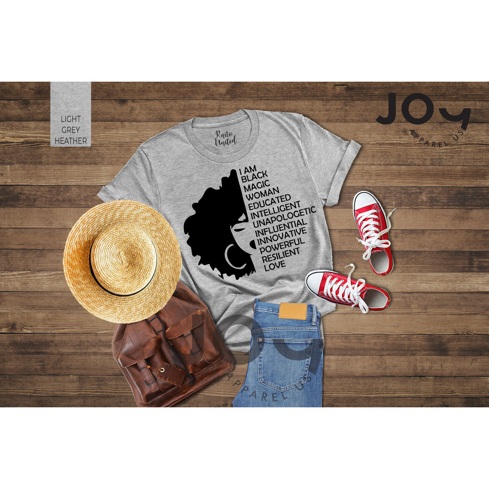 Black Magic Woman Shirt, BLM Shirt, Black History Month Shirts, Black History Shirt, Black Lives Matter Shirts, Black Pride, Black Queen Tee - 3.jpg