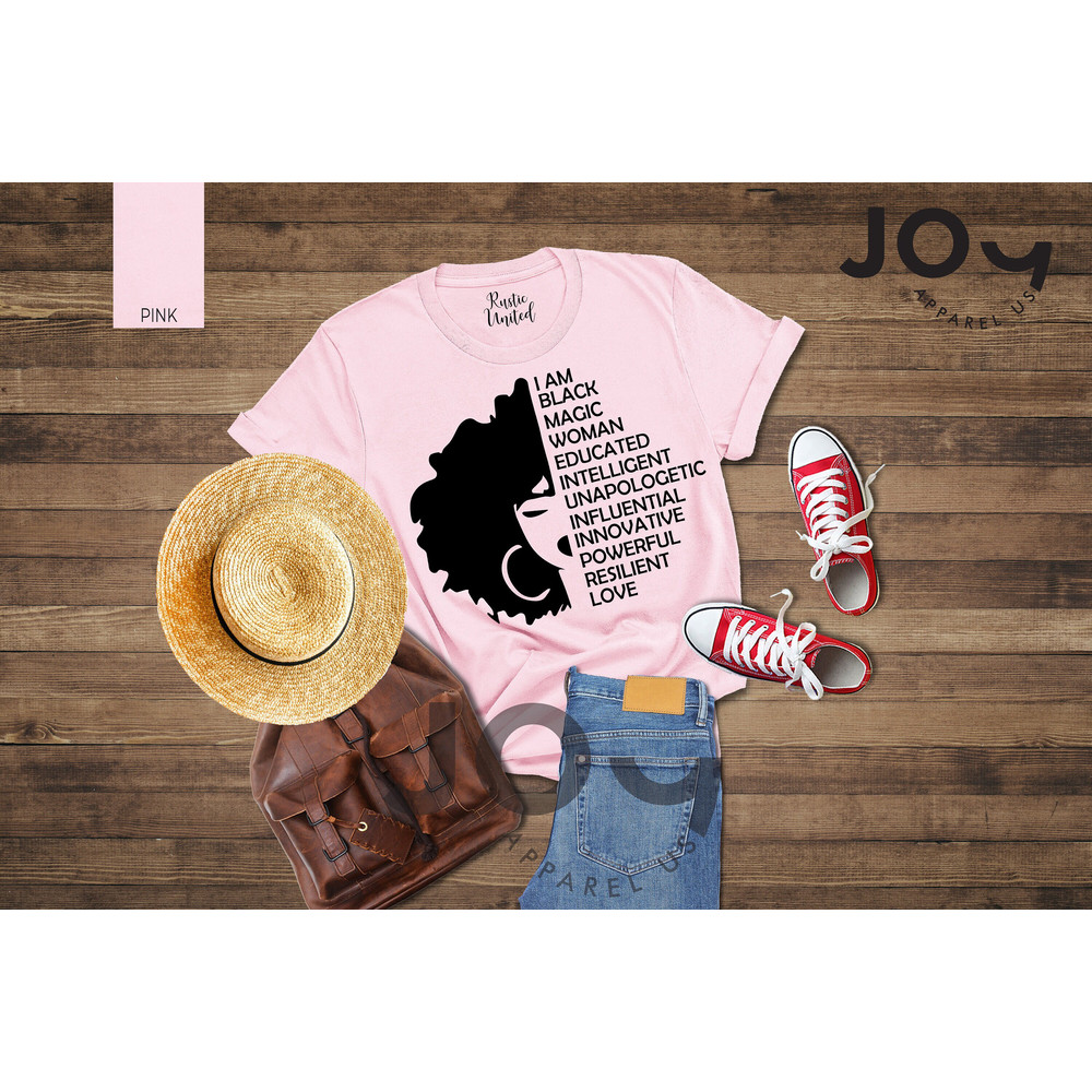 Black Magic Woman Shirt, BLM Shirt, Black History Month Shirts, Black History Shirt, Black Lives Matter Shirts, Black Pride, Black Queen Tee - 4.jpg