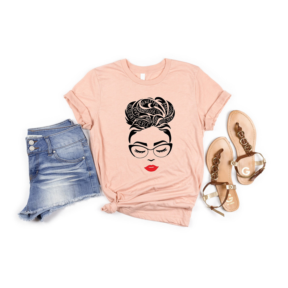 Black Queen Shirt, Women Empowerment Shirt, Strong Women Shirt, Boss Shirt, Black Woman Shirt, Afro Woman Shirt, Black Girl Shirt - 2.jpg