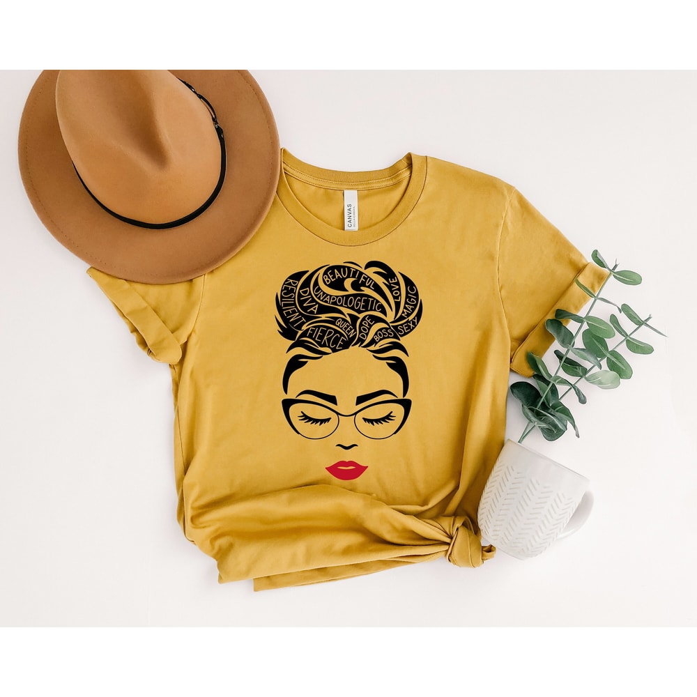 Black Queen Shirt, Women Empowerment, Black Girl Magic, Strong Women, Boss, Black Woman, Afro Woman, Black Girl, Valentines Day Gift - 1.jpg