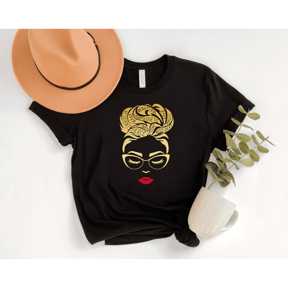 Black Queen Shirt, Women Empowerment, Black Girl Magic, Strong Women, Boss, Black Woman, Afro Woman, Black Girl, Valentines Day Gift - 3.jpg