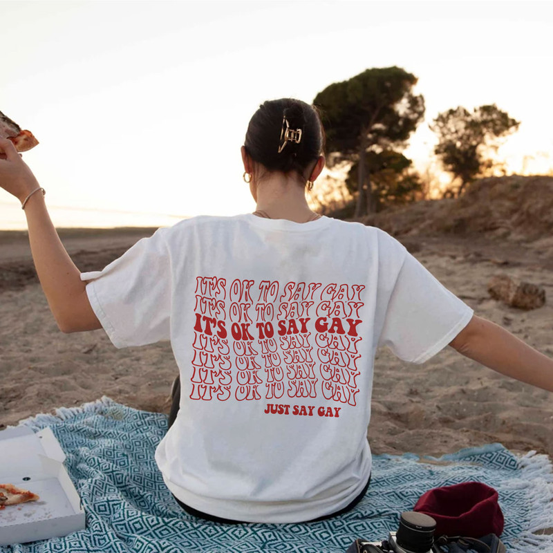 Say Gay Sweatshirt, LGBTQ Shirt, Gay Pride Hoodie, Pride Month Gift, LGBT Support Shirt, Gay Shirt, Lesbian Shirt, Human Rights Hoodie - 4.jpg