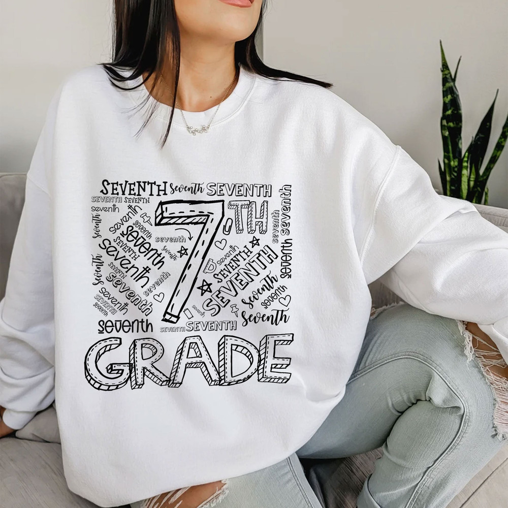 Seventh Grade Teacher, Teacher Grade Gift, 7th Grade Shirt, seventh Grade Shirt, 7th Grade Team, 7th Grade Grad Gift, Teacher Squad Shirts - 1.jpg