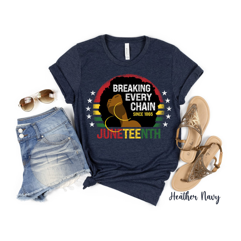 Juneteenth Break Every Chain, Black Owned, Juneteenth Women's Shirt - 3.jpg