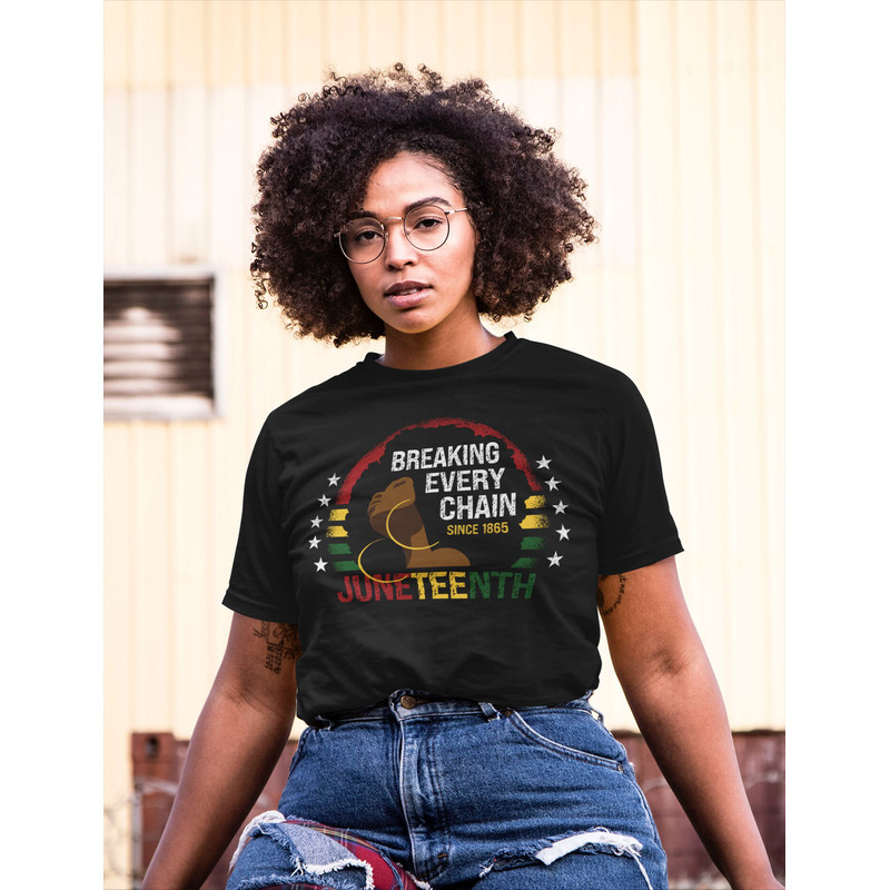 Juneteenth Break Every Chain, Black Owned, Juneteenth Women's Shirt - 5.jpg