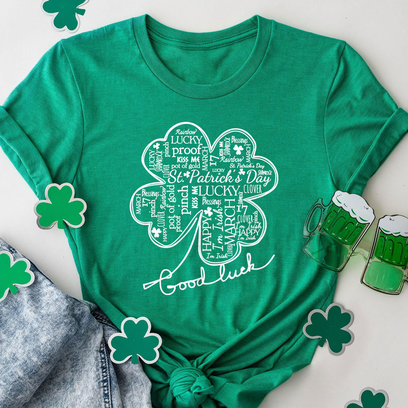 St Patricks Day Sweatshirt, Four Leaf Clover Shirt, St Patricks Day Gifts, Women St Patricks Day Shirt, Lucky Charm Shirt - 3.jpg