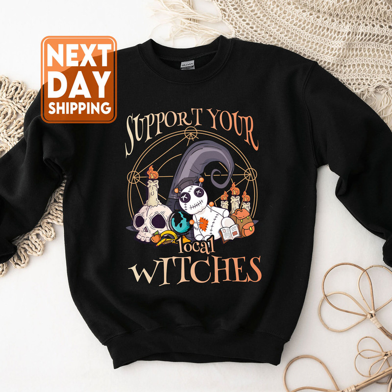 Support Your Local Witches Teacher Sweatshirt, Teacher Squad Shirts, Custom Back to School Hoodie, Teacher Day - 5.jpg