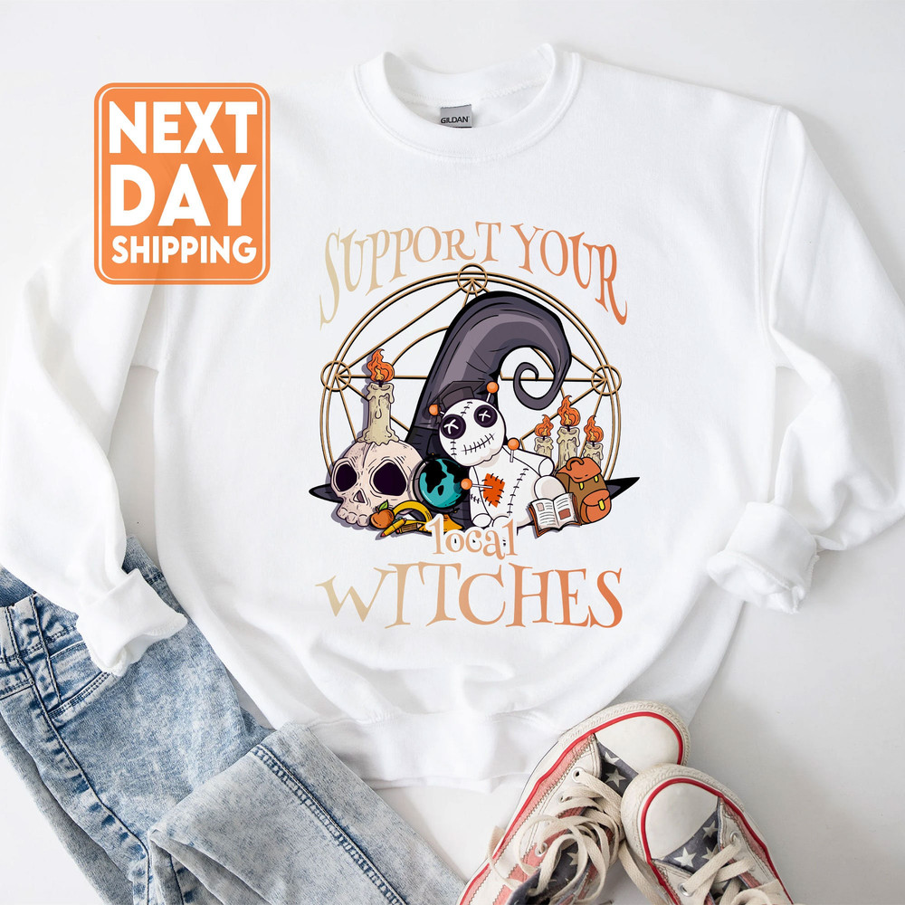 Support Your Local Witches Teacher Sweatshirt, Teacher Squad Shirts, Custom Back to School Hoodie, Teacher Day - 6.jpg