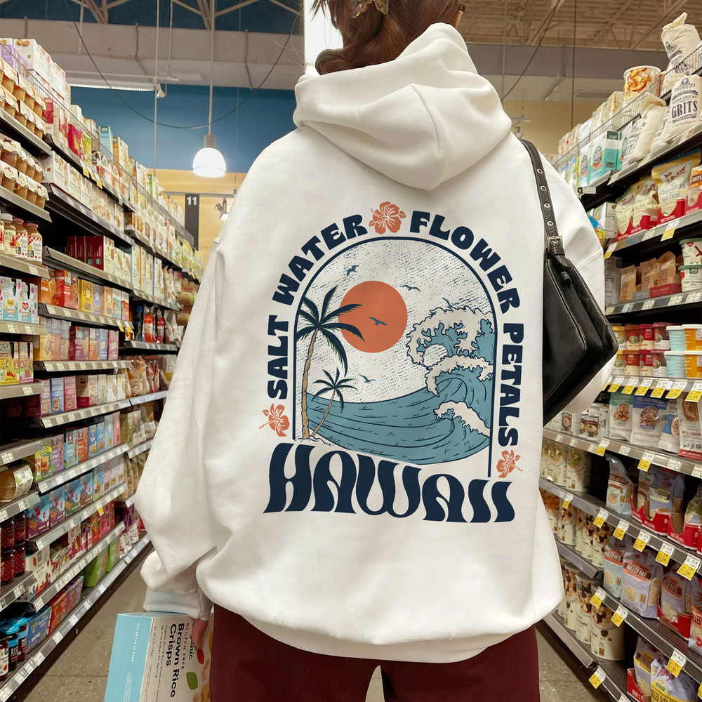 Surf Hoodie, Coconut Girl Aesthetic, Hawaii Sweatshirt, Ocean Beach Hoodie, Siesta Beach Shirt, Summer Holiday Shirt, , Trendy VSCO - 1.jpg