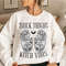 Thich Thighs Witch Vibes Sweatshirt - Halloween Crewneck - Fall Tshirt - 4.jpg