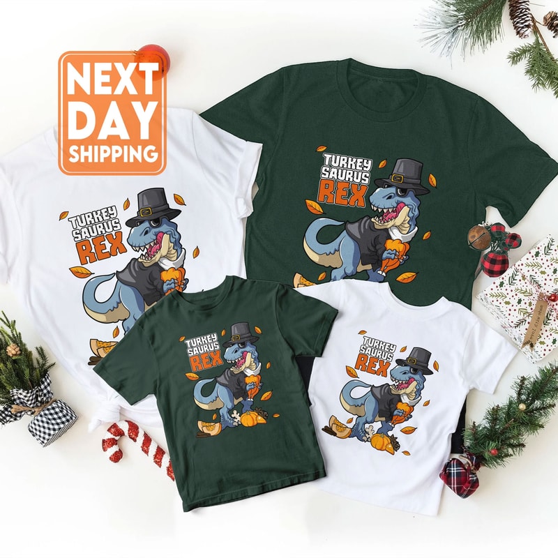 TRexgiving Shirt, T-Rex Sweatshirt, Happy T-Rexgiving Shirt, Funny Thanksgiving Shirt, Cute Dinosaurs Shirt, Thanksgiving Shirt - 1.jpg