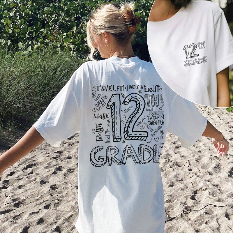 Twelfth Grade Teacher, Teacher Grade Gift, 12th Grade Shirt, twelfth Grade, 12th Grade Team, 12th Grade Grad Gift, Teacher Squad Shirts - 1.jpg