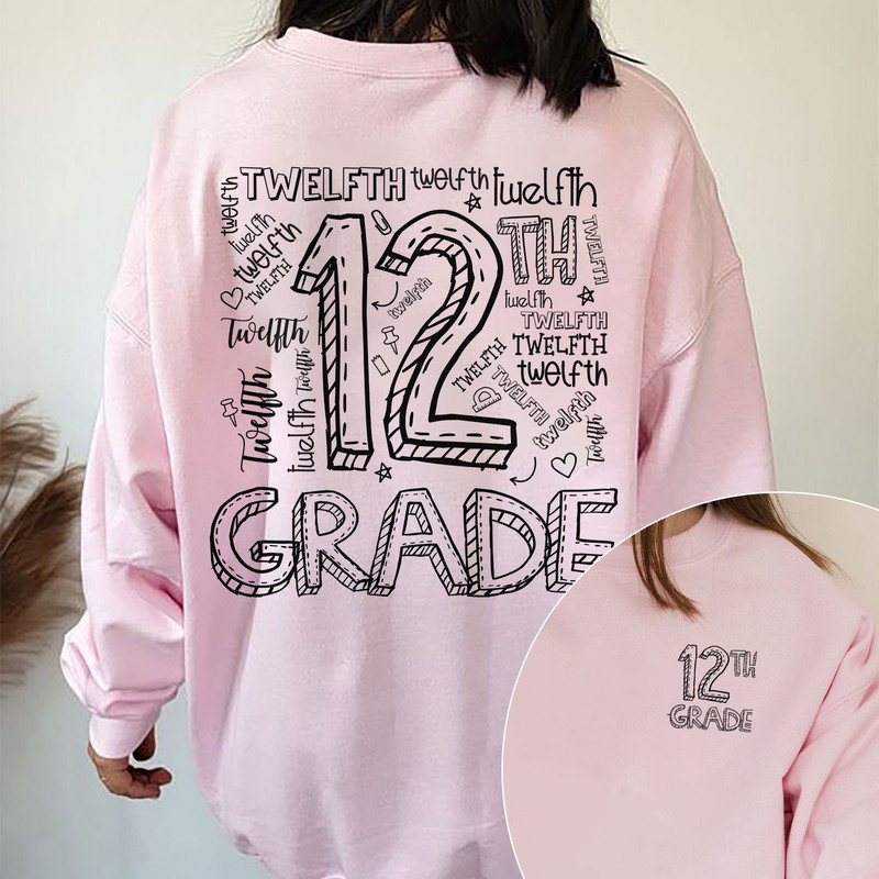 Twelfth Grade Teacher, Teacher Grade Gift, 12th Grade Shirt, twelfth Grade, 12th Grade Team, 12th Grade Grad Gift, Teacher Squad Shirts - 3.jpg