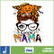 Spooky Mama Messy Bun Hair Blink Eyes Halloween Women Girl T-Shirt.jpg