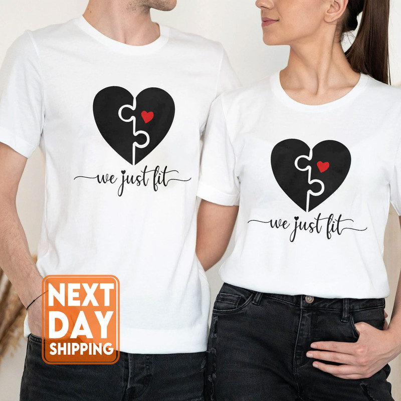 We Just Fit Matching Sweatshirt, Couple Valentine Shirt, Valentines Day Gift for Couple, Matching Couple Shirts, Funny Valentines Day Gift - 6.jpg