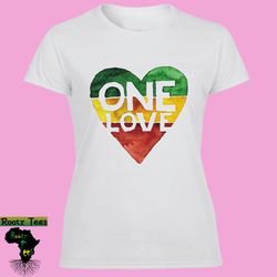One Love - Equal Rights Tee - Urban Ethnic TShirt ,Black pride clothing ,black excellence ,Black Pride tshirt , Positive
