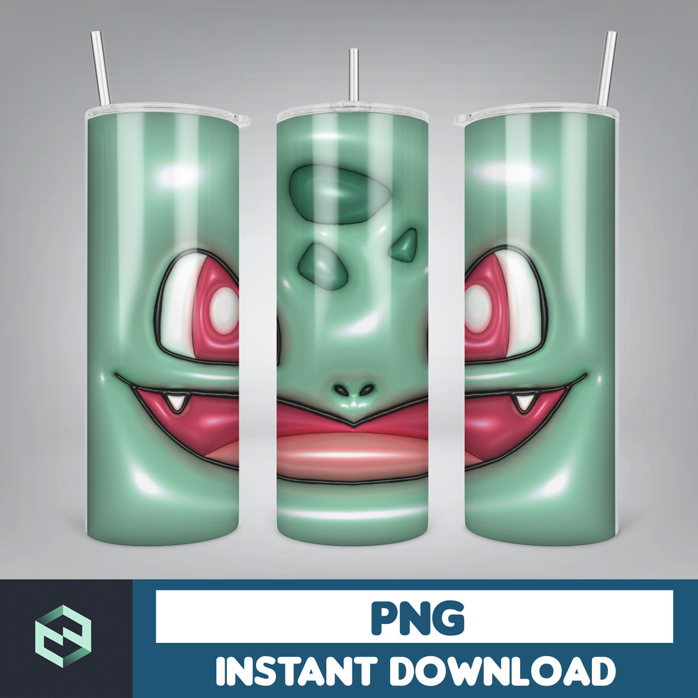 Bubble Wrap, 3D Inflated Puff Tumbler Wrap PNG, Cartoon Tumbler Design, 20oz Tumbler Wrap, Digital Download (17).jpg