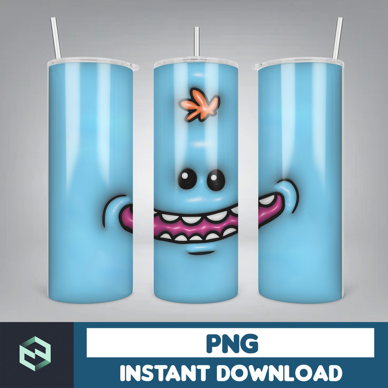 Bubble Wrap, 3D Inflated Puff Tumbler Wrap PNG, Cartoon Tumbler Design, 20oz Tumbler Wrap, Digital Download (19).jpg