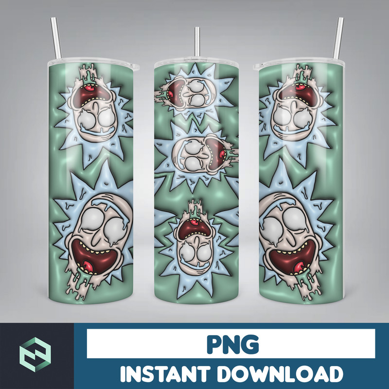 Bubble Wrap, 3D Inflated Puff Tumbler Wrap PNG, Cartoon Tumbler Design, 20oz Tumbler Wrap, Digital Download (26).jpg