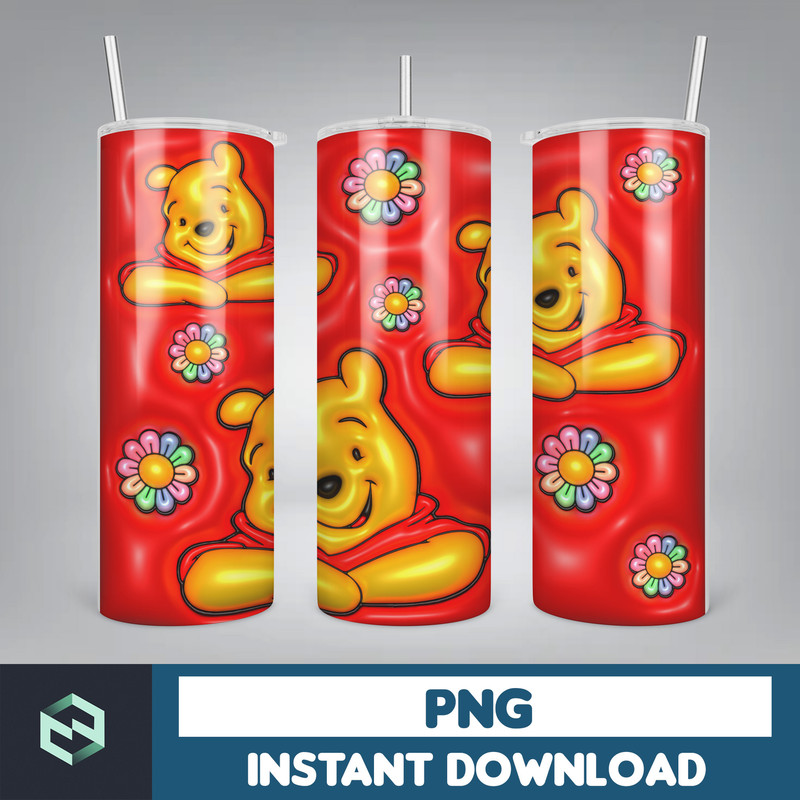 Bubble Wrap, 3D Inflated Puff Tumbler Wrap PNG, Tumbler Design, 20oz Tumbler Wrap, Instant Download (9).jpg