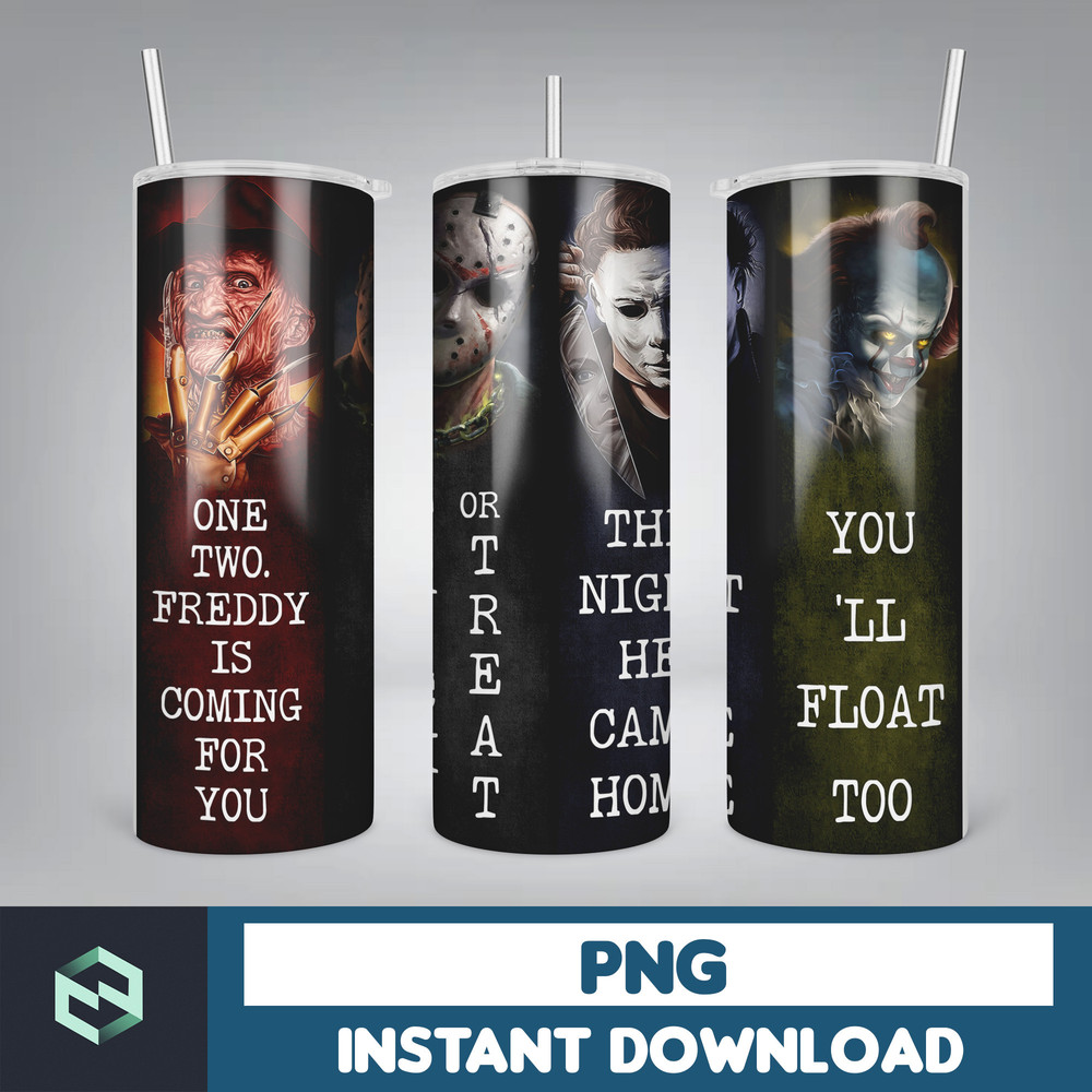 Horror Tumbler Wraps for 20 oz Sublimation Tumbler, sublimation tumbler designs download, Halloween tumbler (21).jpg