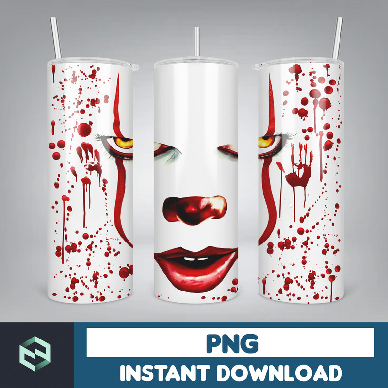Horror Tumbler Wraps for 20 oz Sublimation Tumbler, sublimation tumbler designs download, Halloween tumbler (28).jpg