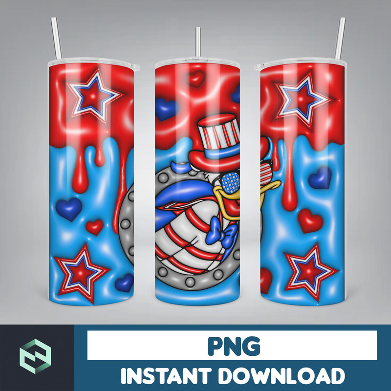 Bubble Wrap - 3D Inflated Puff Tumbler Wrap PNG, 4th of July Tumbler Design, 20oz Tumbler Wrap, Digital Download (3).jpg