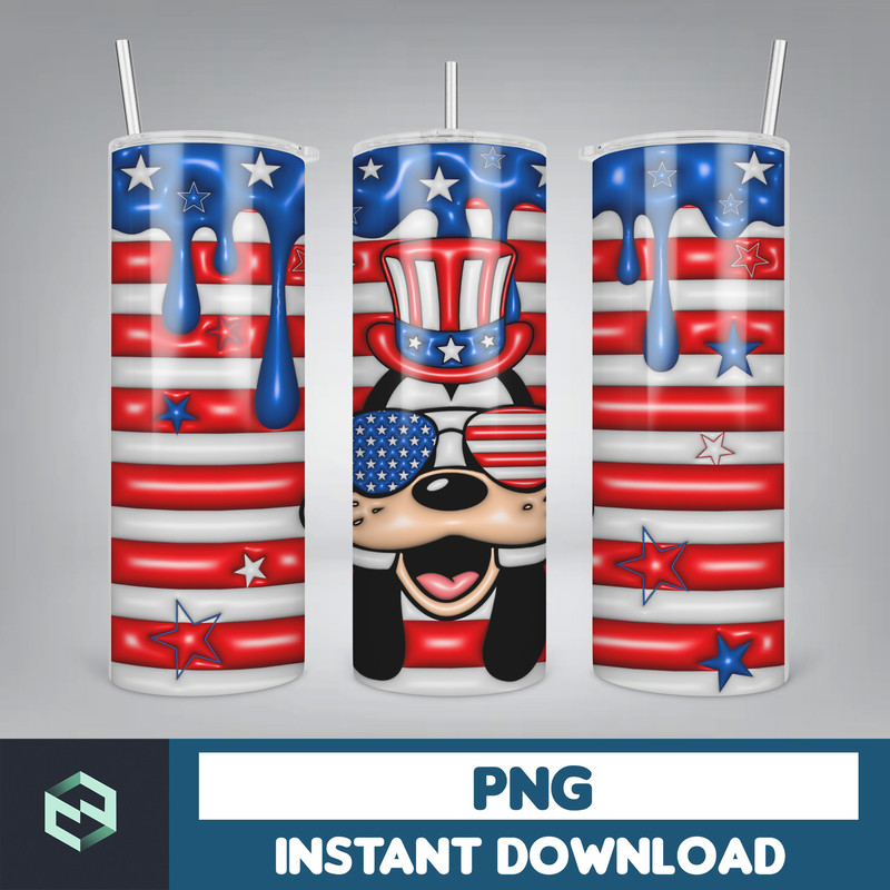 Bubble Wrap - 3D Inflated Puff Tumbler Wrap PNG, 4th of July Tumbler Design, 20oz Tumbler Wrap, Digital Download (4).jpg