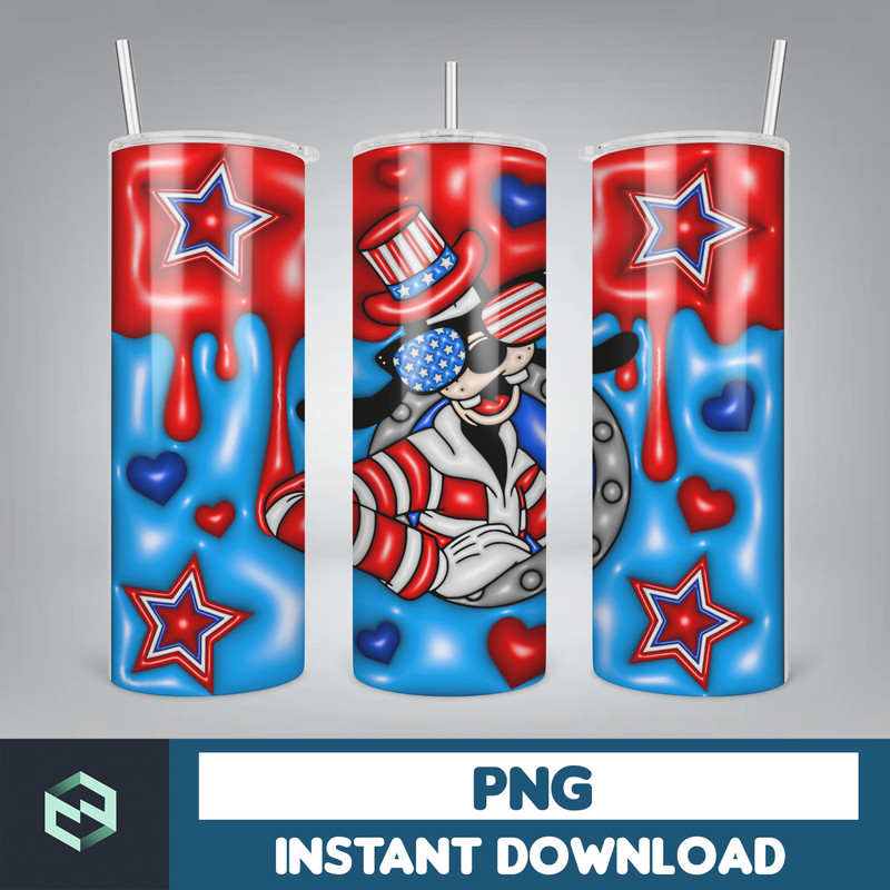 Bubble Wrap - 3D Inflated Puff Tumbler Wrap PNG, 4th of July Tumbler Design, 20oz Tumbler Wrap, Digital Download (5).jpg