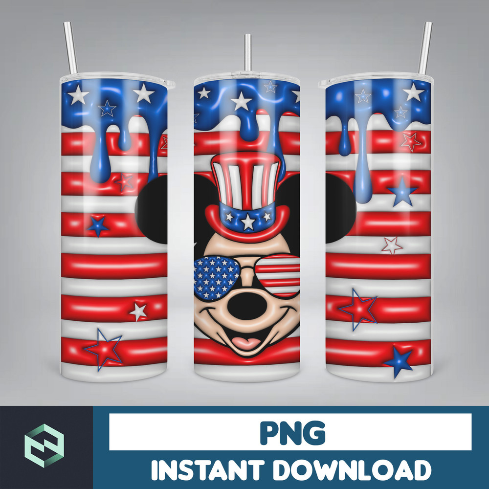 Bubble Wrap - 3D Inflated Puff Tumbler Wrap PNG, 4th of July Tumbler Design, 20oz Tumbler Wrap, Digital Download (6).jpg