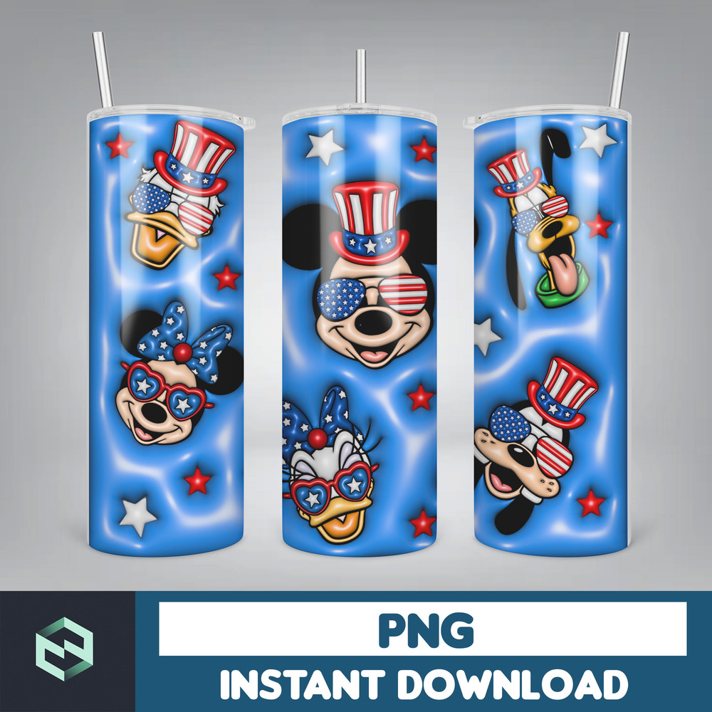 Bubble Wrap - 3D Inflated Puff Tumbler Wrap PNG, 4th of July Tumbler Design, 20oz Tumbler Wrap, Digital Download (10).jpg