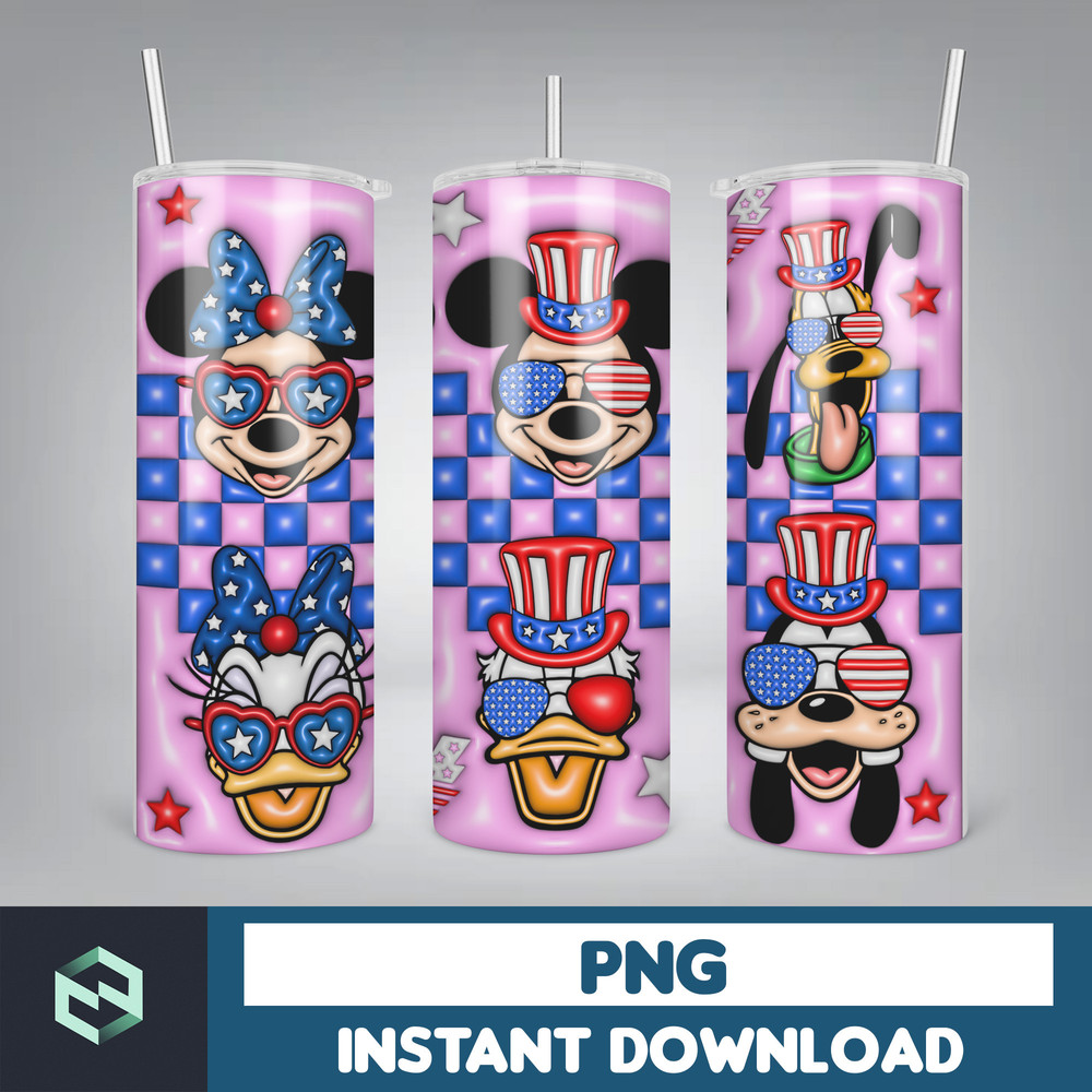 Bubble Wrap - 3D Inflated Puff Tumbler Wrap PNG, 4th of July Tumbler Design, 20oz Tumbler Wrap, Digital Download (11).jpg