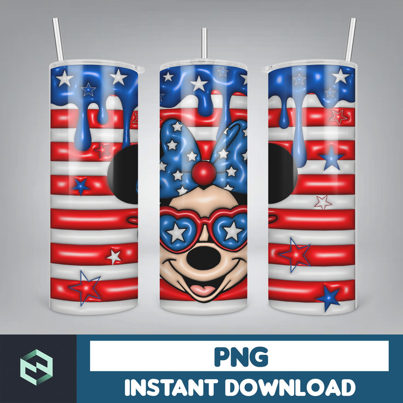 Bubble Wrap - 3D Inflated Puff Tumbler Wrap PNG, 4th of July Tumbler Design, 20oz Tumbler Wrap, Digital Download (15).jpg
