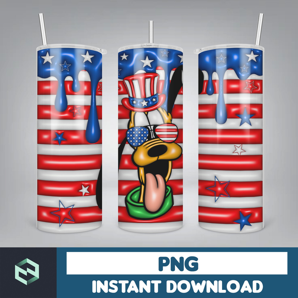 Bubble Wrap - 3D Inflated Puff Tumbler Wrap PNG, 4th of July Tumbler Design, 20oz Tumbler Wrap, Digital Download (19).jpg