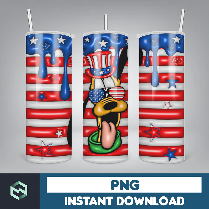 Bubble Wrap - 3D Inflated Puff Tumbler Wrap PNG, 4th of July Tumbler Design, 20oz Tumbler Wrap, Digital Download (19).jpg