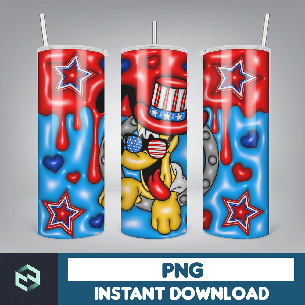 Bubble Wrap - 3D Inflated Puff Tumbler Wrap PNG, 4th of July Tumbler Design, 20oz Tumbler Wrap, Digital Download (20).jpg