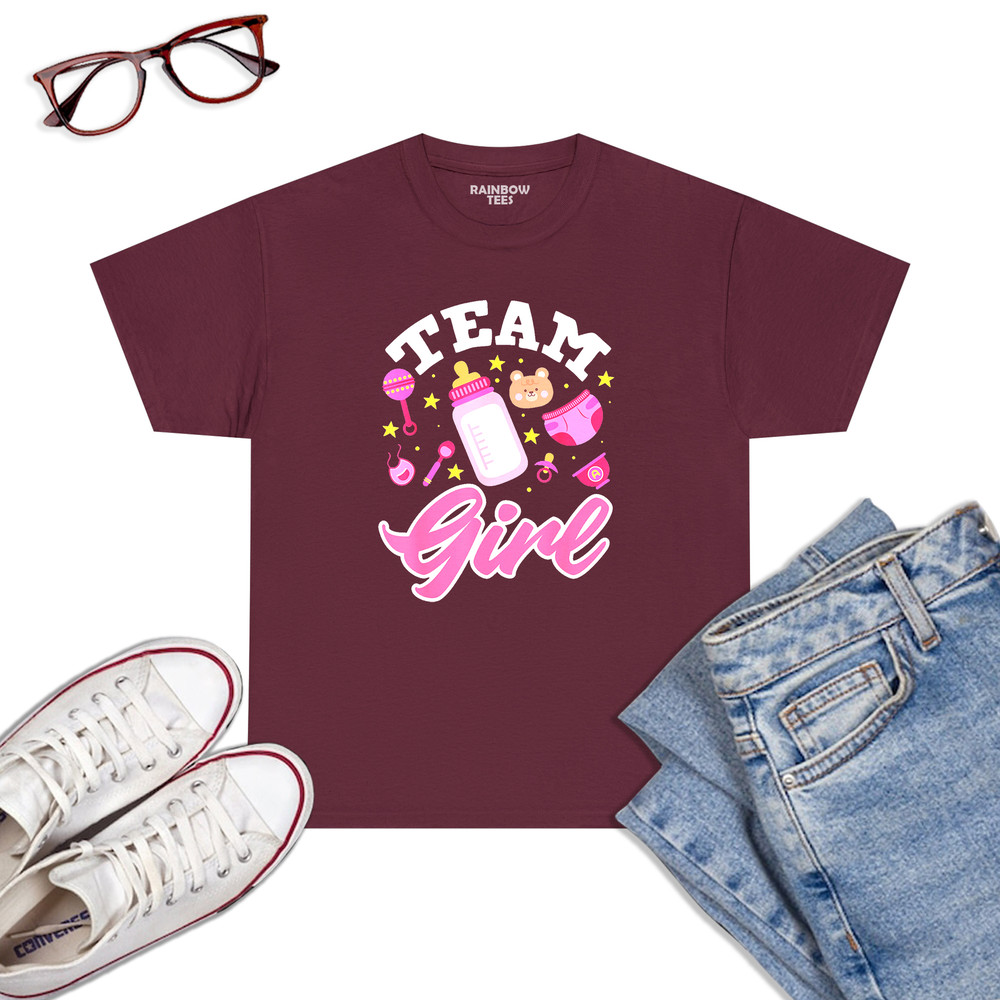 Gender-Reveal-Team-Girl-T-Shirt-2-Maroon.jpg