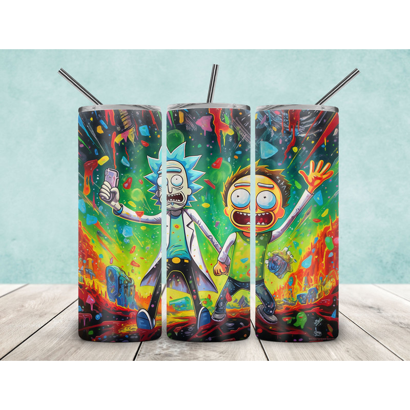 Cartoon Characters 20 oz Skinny Tumbler Sublimation Design, Straight & Tapered Tumbler Wrap, Instant Digital Download PNG-2.jpg