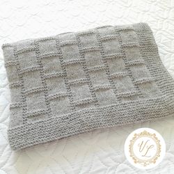 Baby Blanket Knitting Pattern | Blanket Pattern | PDF Knitting Pattern | V21