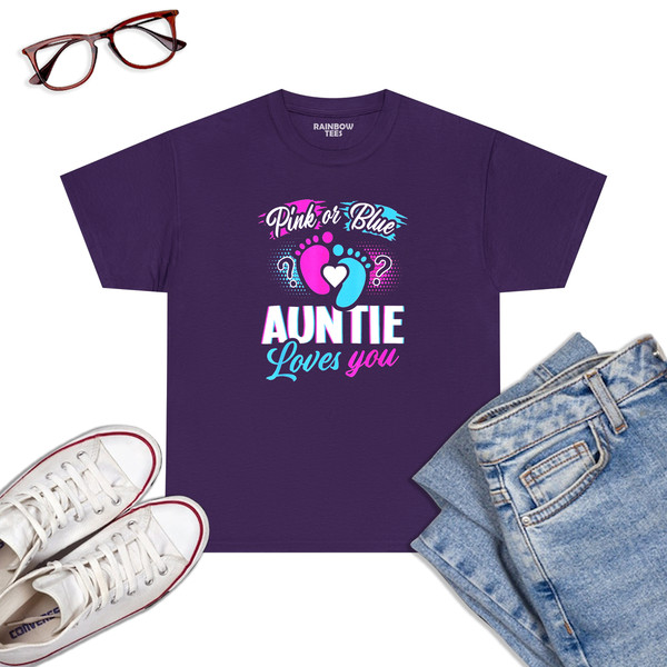 Pink-Or-Blue-Auntie-Loves-You-Gender-Reveal-Baby-Party-Day-T-Shirt-Copy-Purple.jpg