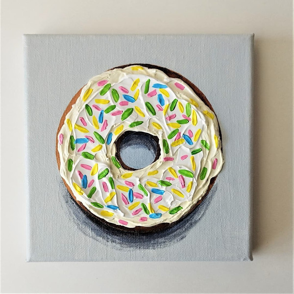 Dessert-painting-donut-art-impasto-kitchen-wall-decoration.jpg