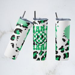 st patrick's day tumbler,st patrick's day straight skinny tumbler, mama st patrick's day sublimation wrap skinny tumbler