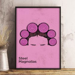 steel magnolias poster, enduring steel hearts poster, movie poster, film poster, wall art, wall decor, prints, home