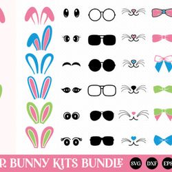 easter bunny kits bundle svg, easter svg easter bunny kits bundle svg, easter svg