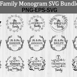 family monogram bundle svg, free split m family monogram bundle svg, free split m