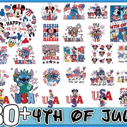 cartoon characters 4th of july svg png bundle, blue character 4th july png, family trip svg png, patriotic cartoon png,