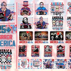 horror fourth of july png bundle, freedom america killer mugshot png bundle, funny patriotic png png, freedom jason png